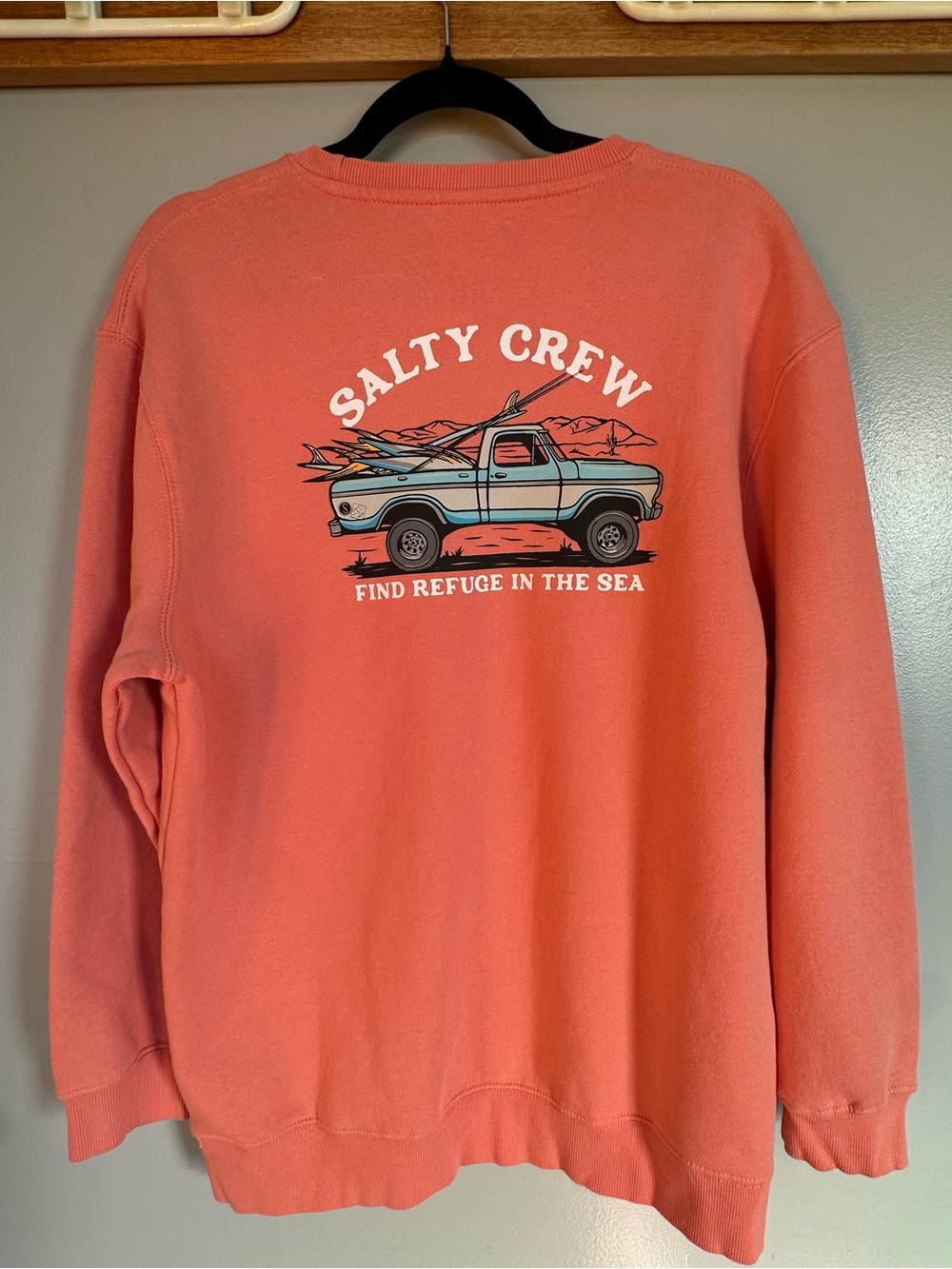 Salty Crew Coral Graphic Crewneck Sweater